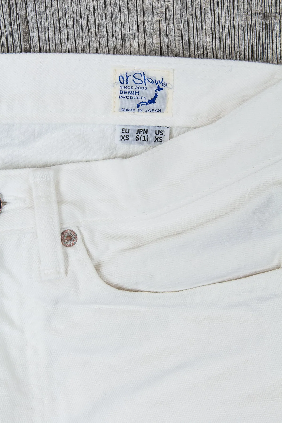 OrSlow 107 Slim Fit Jeans White