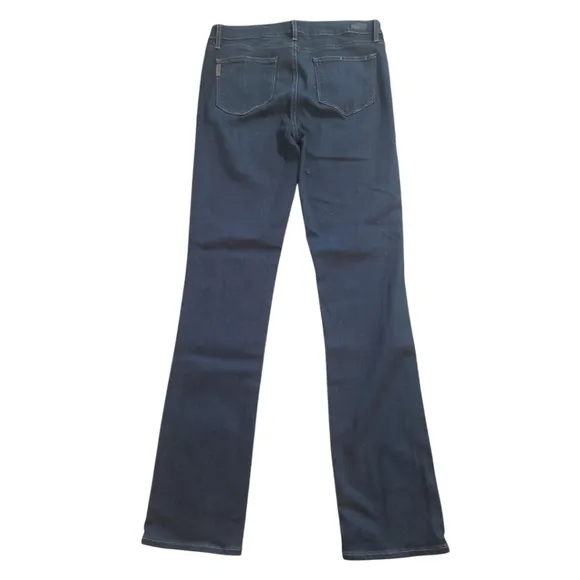 PAIGE Women's Hoxton High Rise Stretch Straight Leg Dark wash Jeans