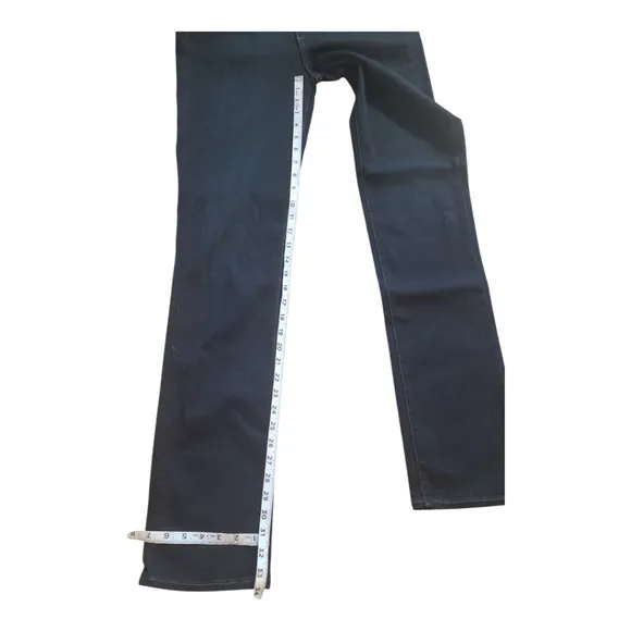 PAIGE Women's Hoxton High Rise Stretch Straight Leg Dark wash Jeans