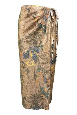 Paradise Floral Wrap Skirt