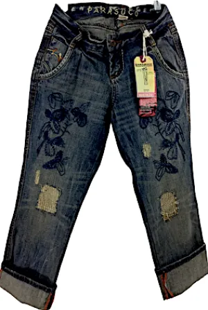 Parasuco New With Tags. Cult Denim Capri Slim Fit Low Rise Jeans Size 26