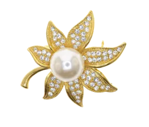 Pearl Flower Brooch