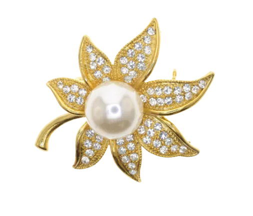 Pearl Flower Brooch