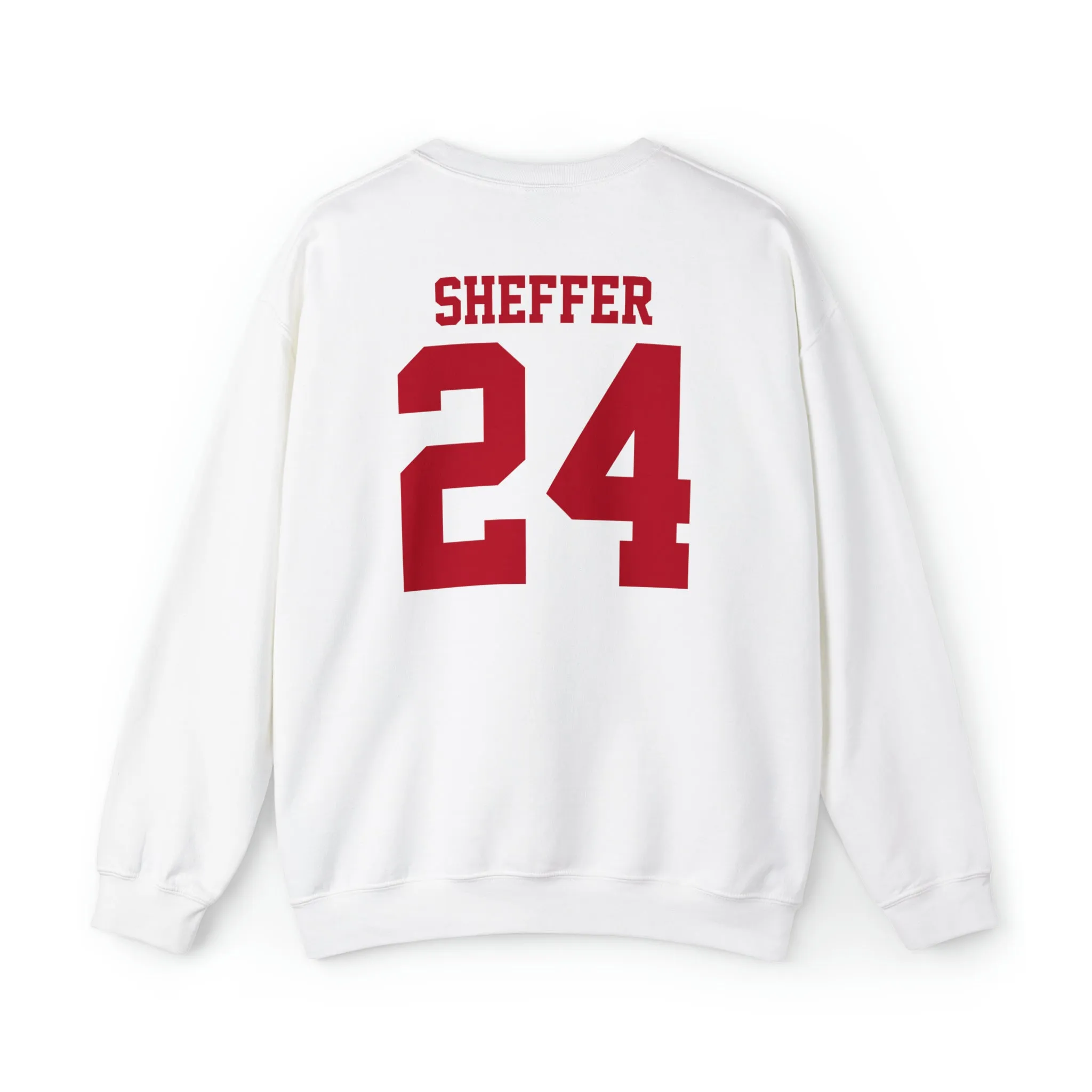 PERSONALIZED - Braves Basketball Mom Unisex Heavy Blend™ Crewneck Sweatshirt