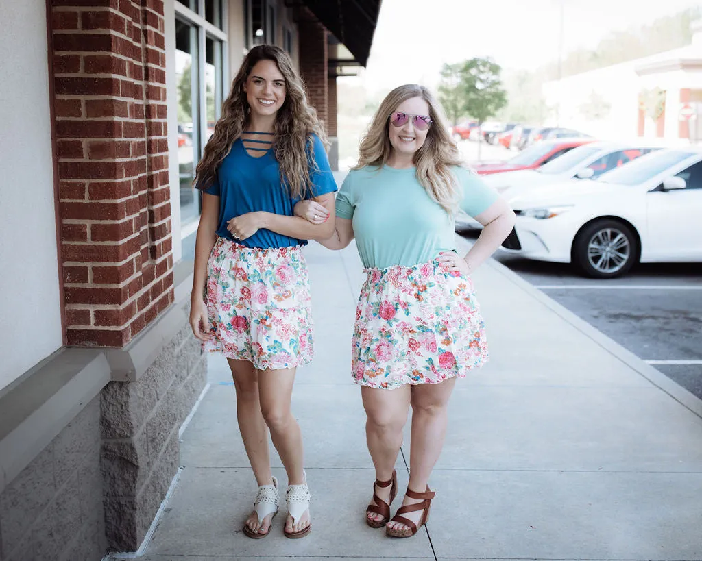 Pick Me Floral Skirt