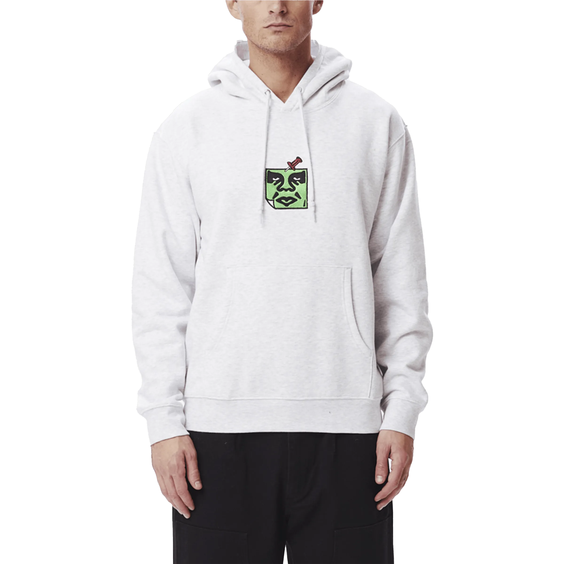 Pin face hoodie