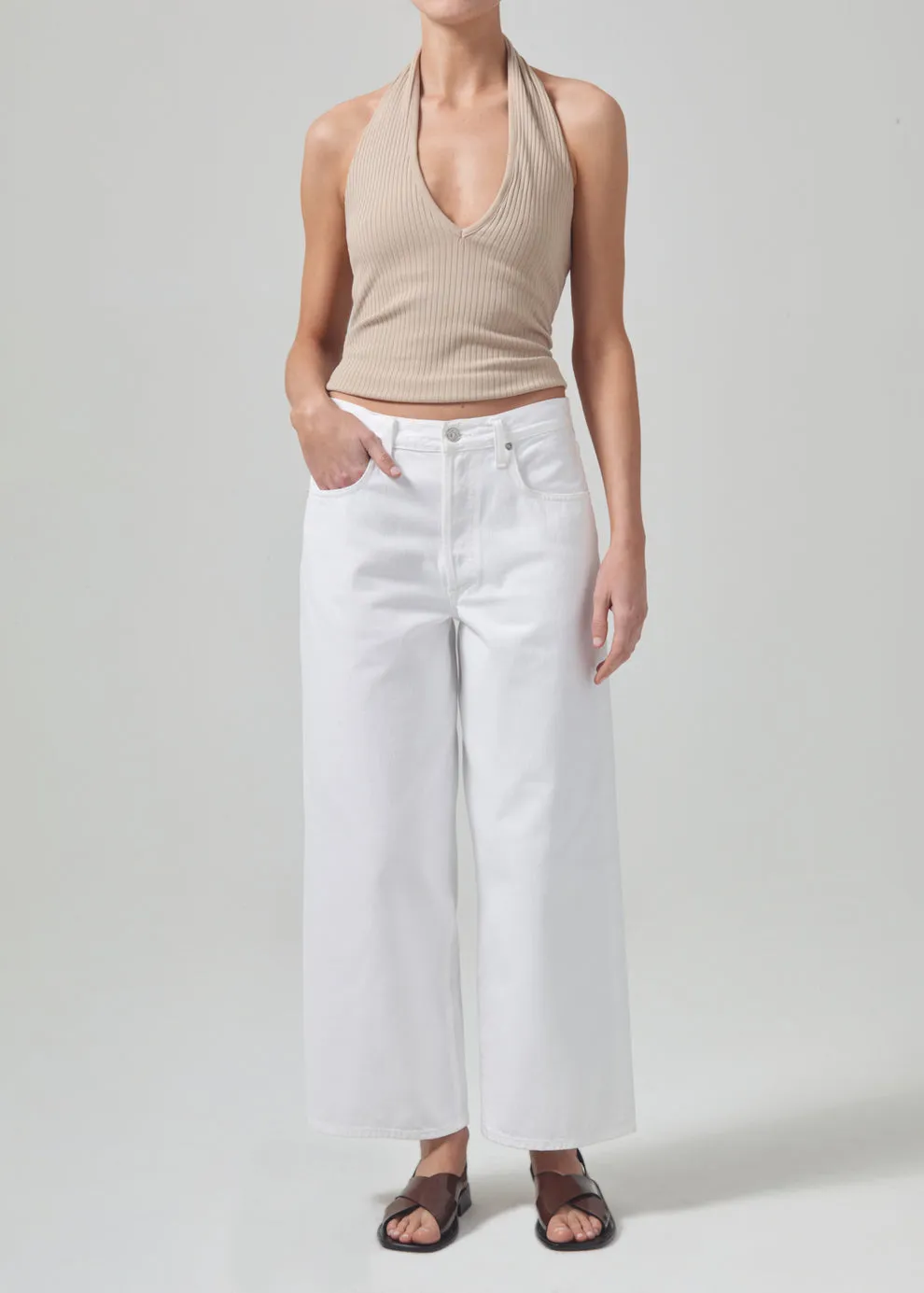 Pina Low Rise Baggy Crop Jean