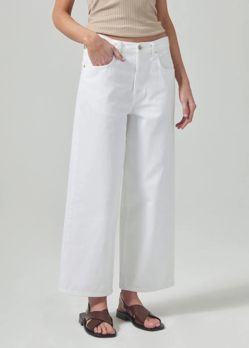 Pina Low Rise Baggy Crop Jean