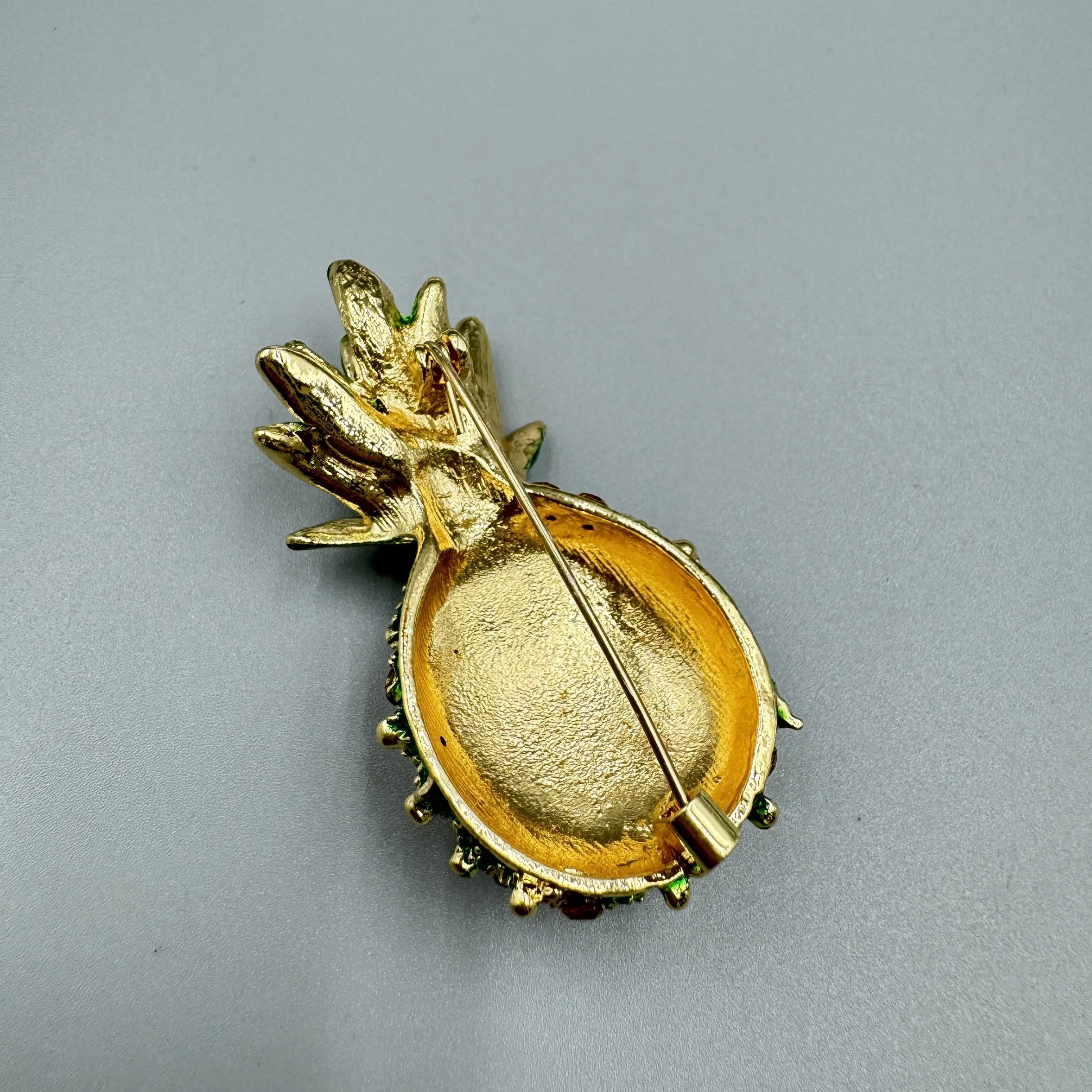 Pineapple Rhinestone Pin PA3929