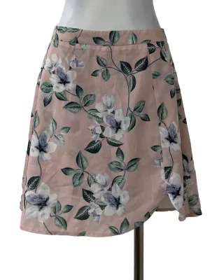 Pink Floral Skirt