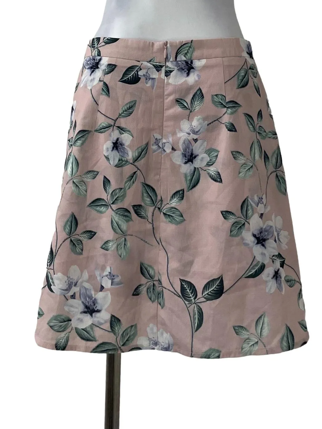 Pink Floral Skirt