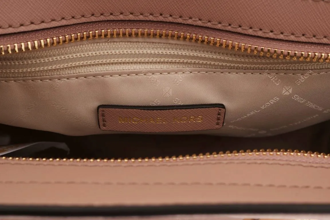 Pink SELMA Leather Satchel Bag