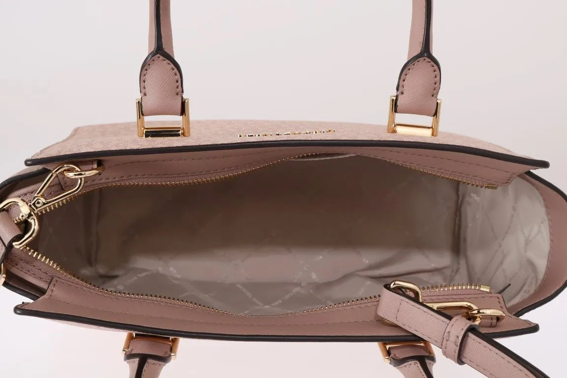 Pink SELMA Leather Satchel Bag