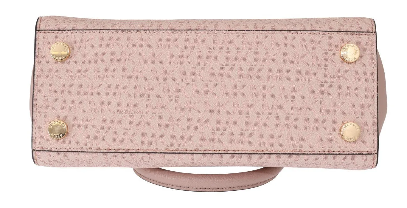 Pink SELMA Leather Satchel Bag