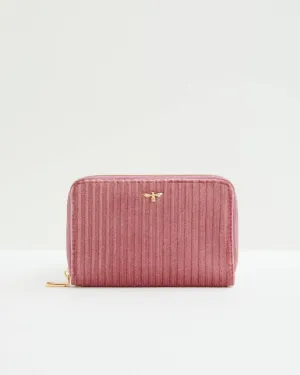 Pink Velvet Jewellery Pouch
