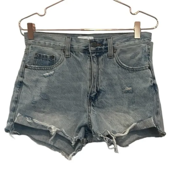 PISTOLA denim distressed jean shorts.  Size 26