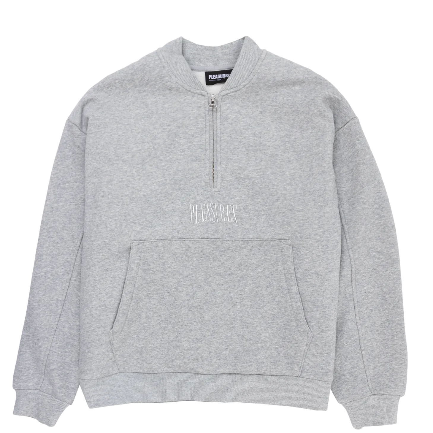 Pleasures Karat Quarter Zip Fleece 'Gray'