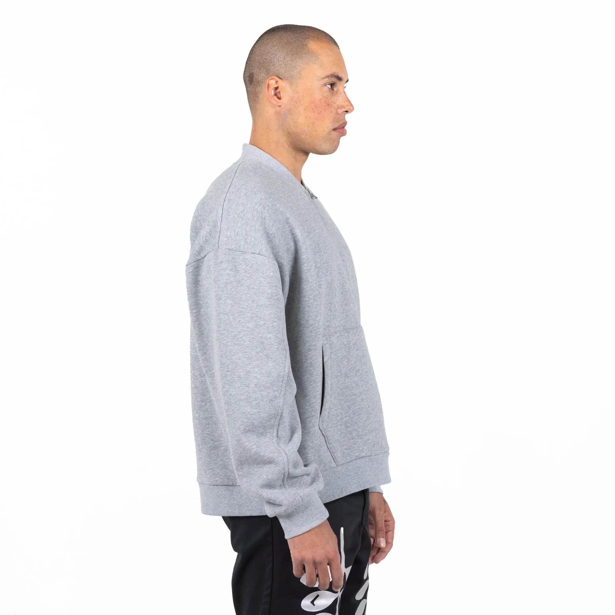 Pleasures Karat Quarter Zip Fleece 'Gray'