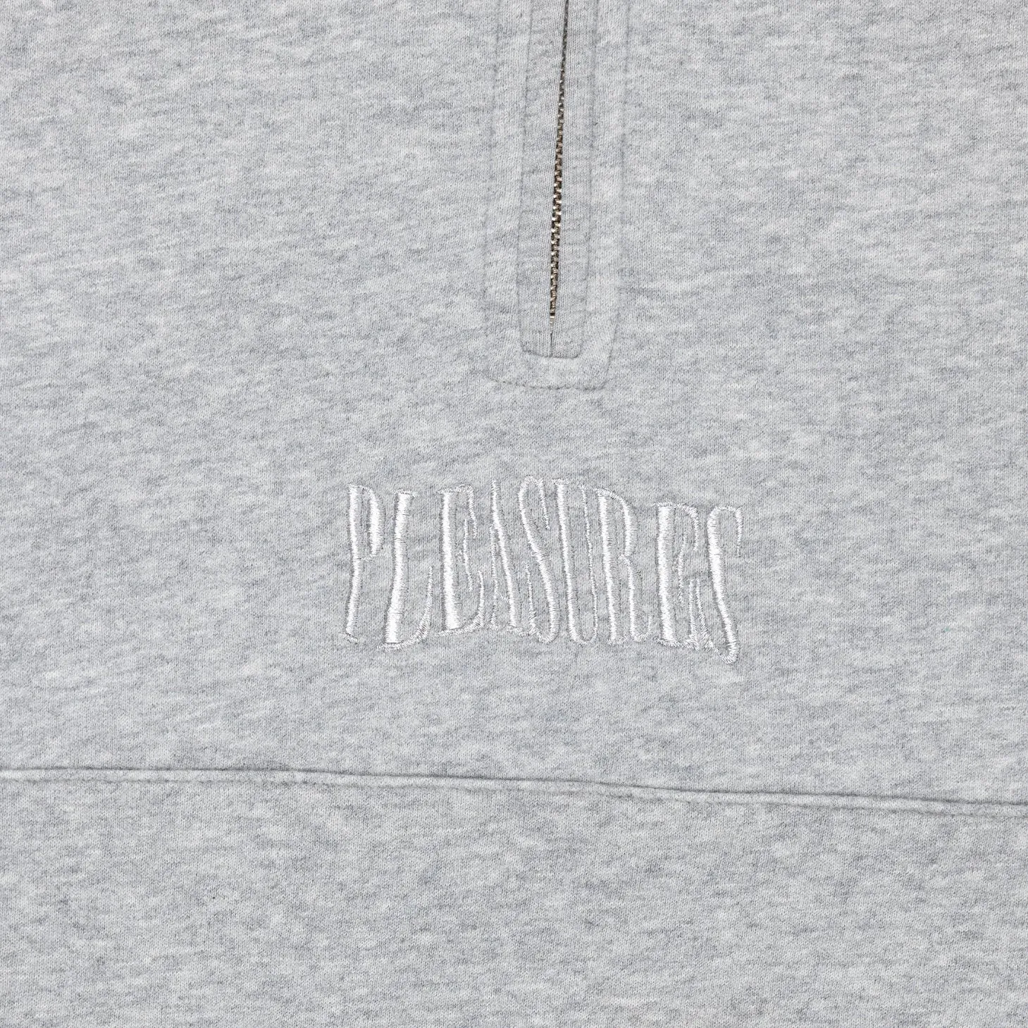 Pleasures Karat Quarter Zip Fleece 'Gray'