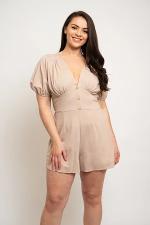 PLUS SIZE ROMPER
