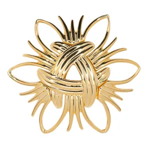 Polished Gold Spray Pin