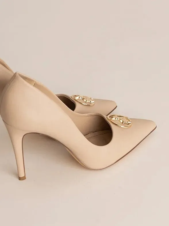 Polo Ladies Circle Polo Trim  Pump Cream