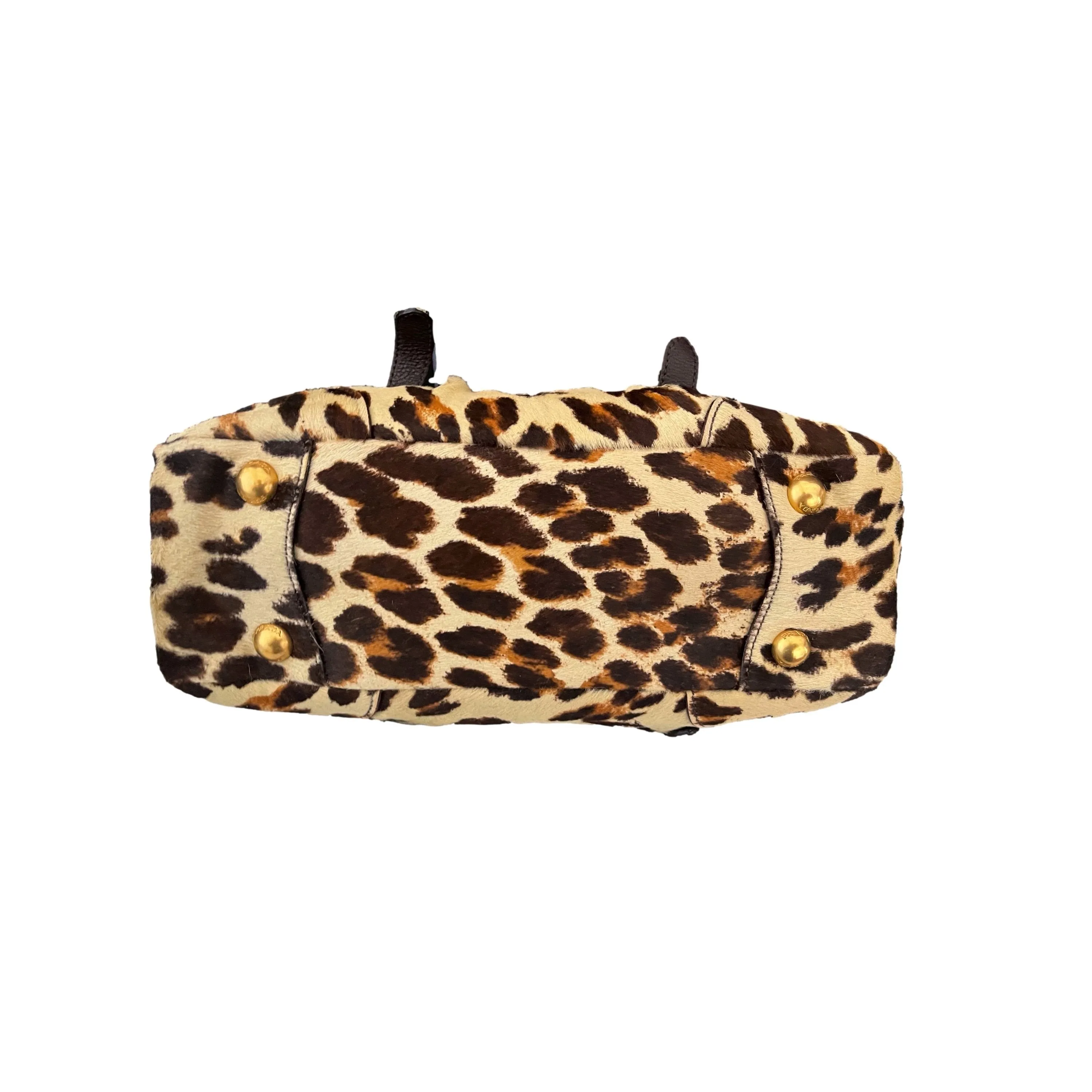 Prada Cheetah Calf Hair Satchel