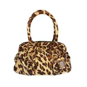 Prada Cheetah Calf Hair Satchel