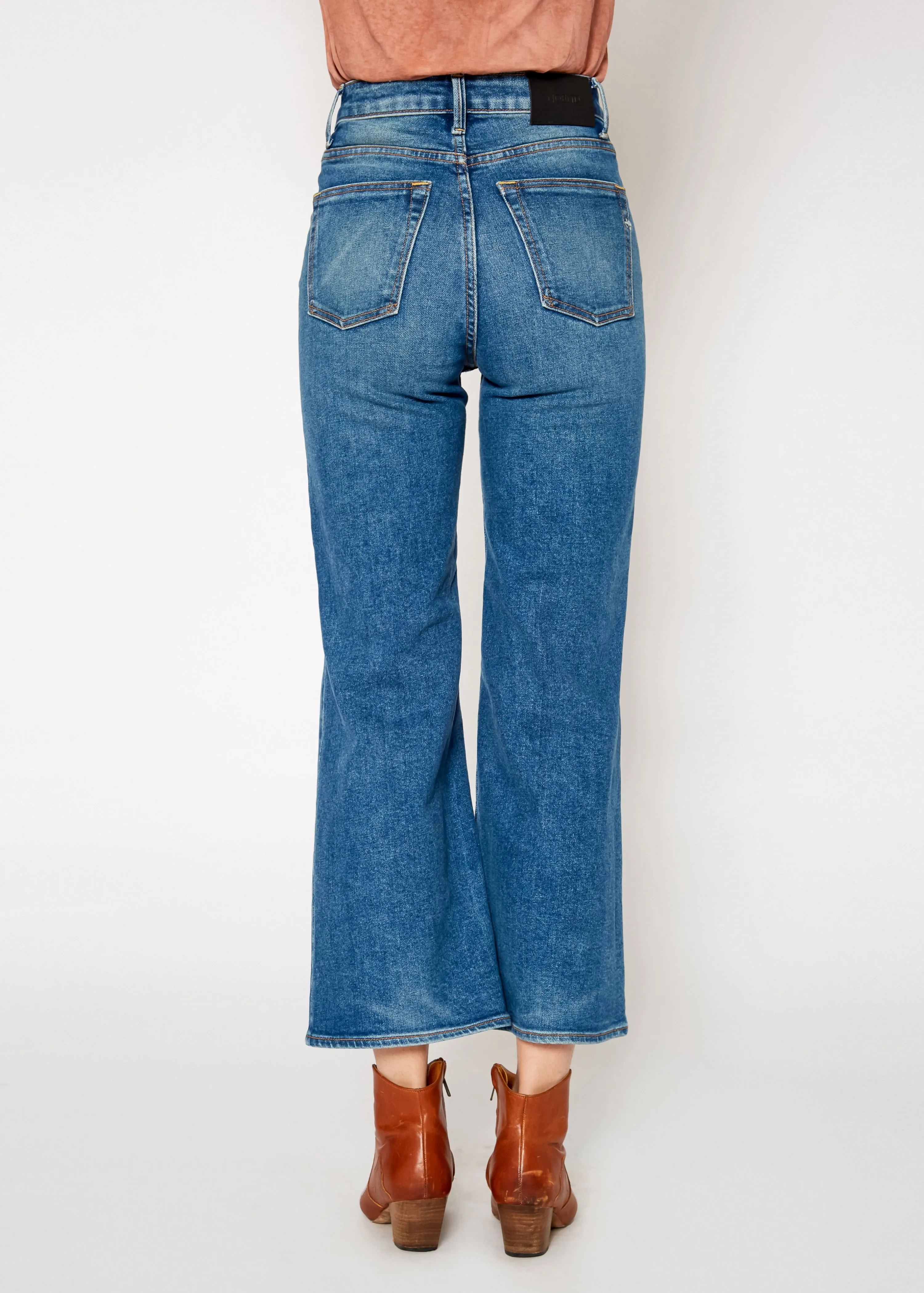 Queen High Rise Crop Wide Leg