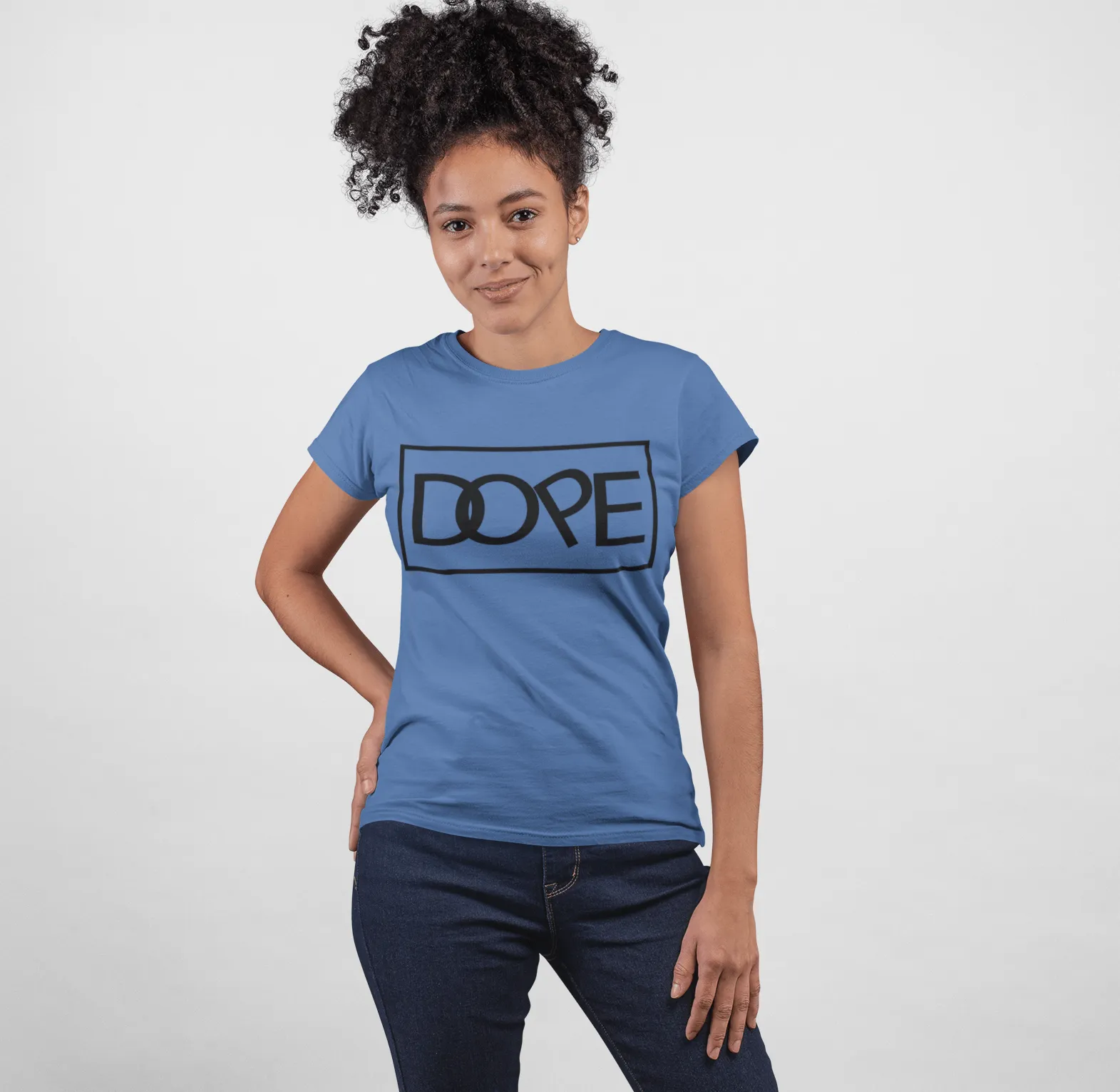 "Dope" Women's Fitted Tee