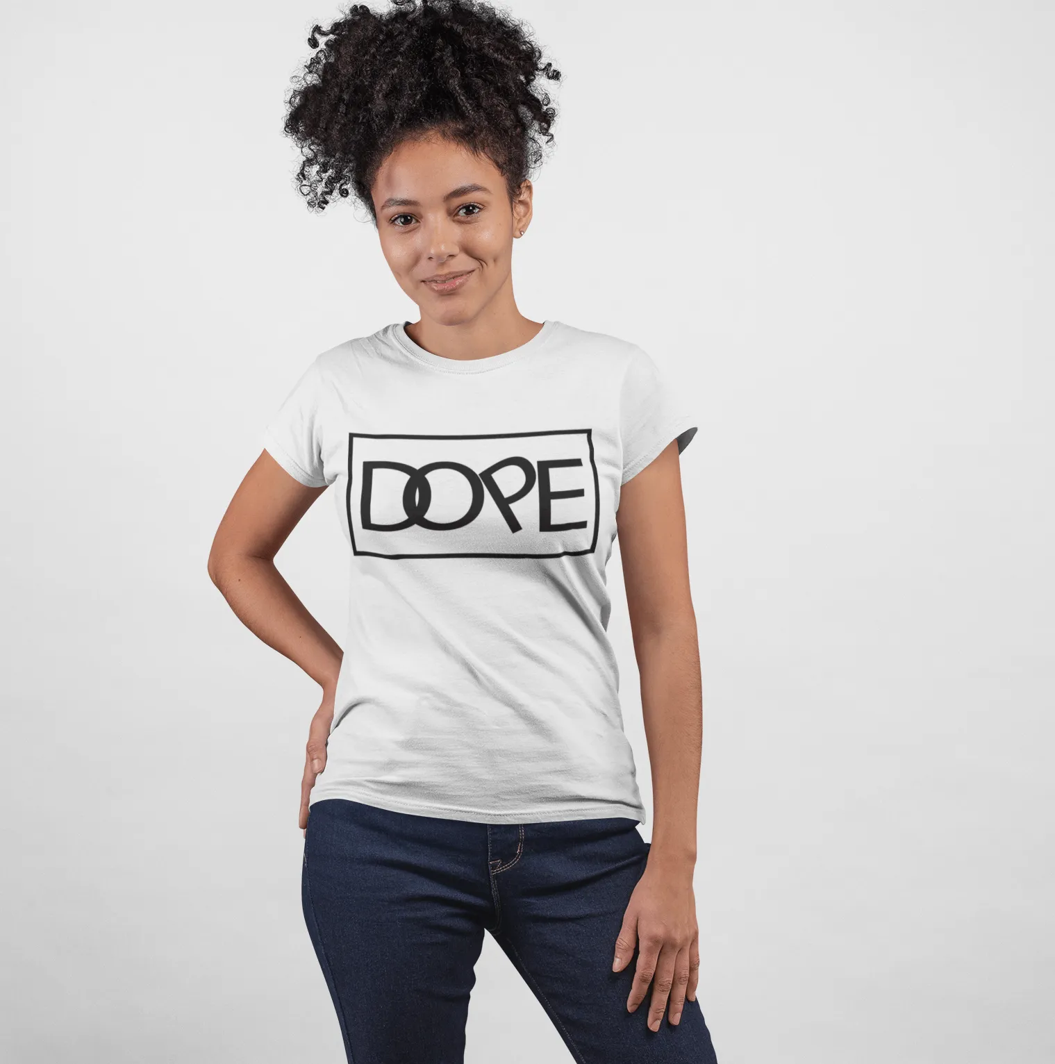 "Dope" Women's Fitted Tee
