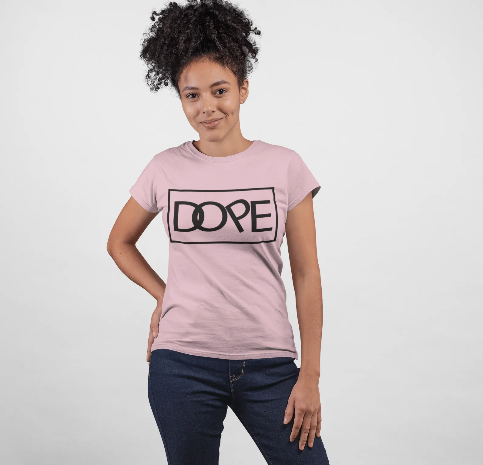 "Dope" Women's Fitted Tee