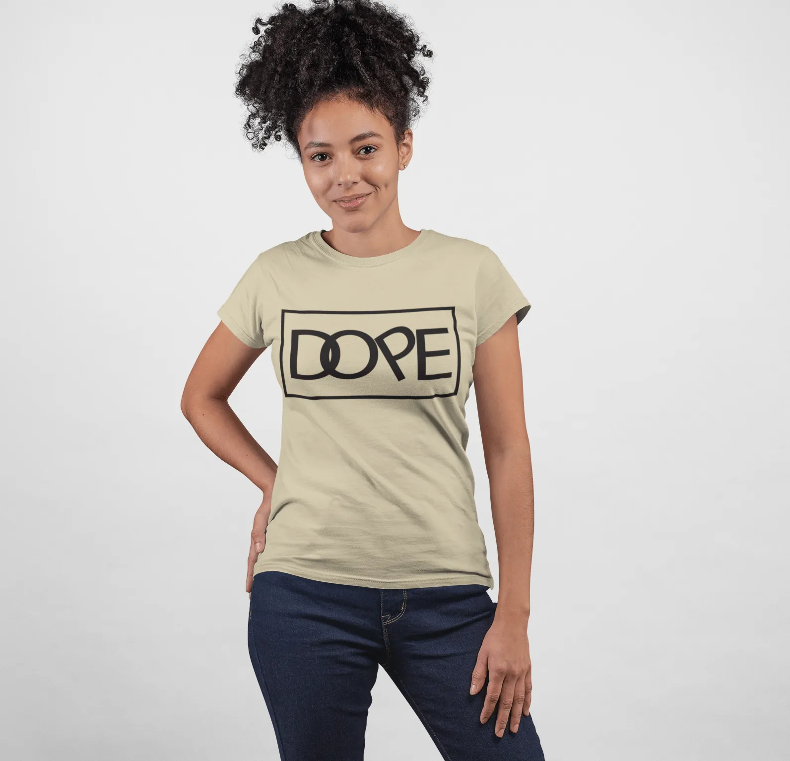 "Dope" Women's Fitted Tee