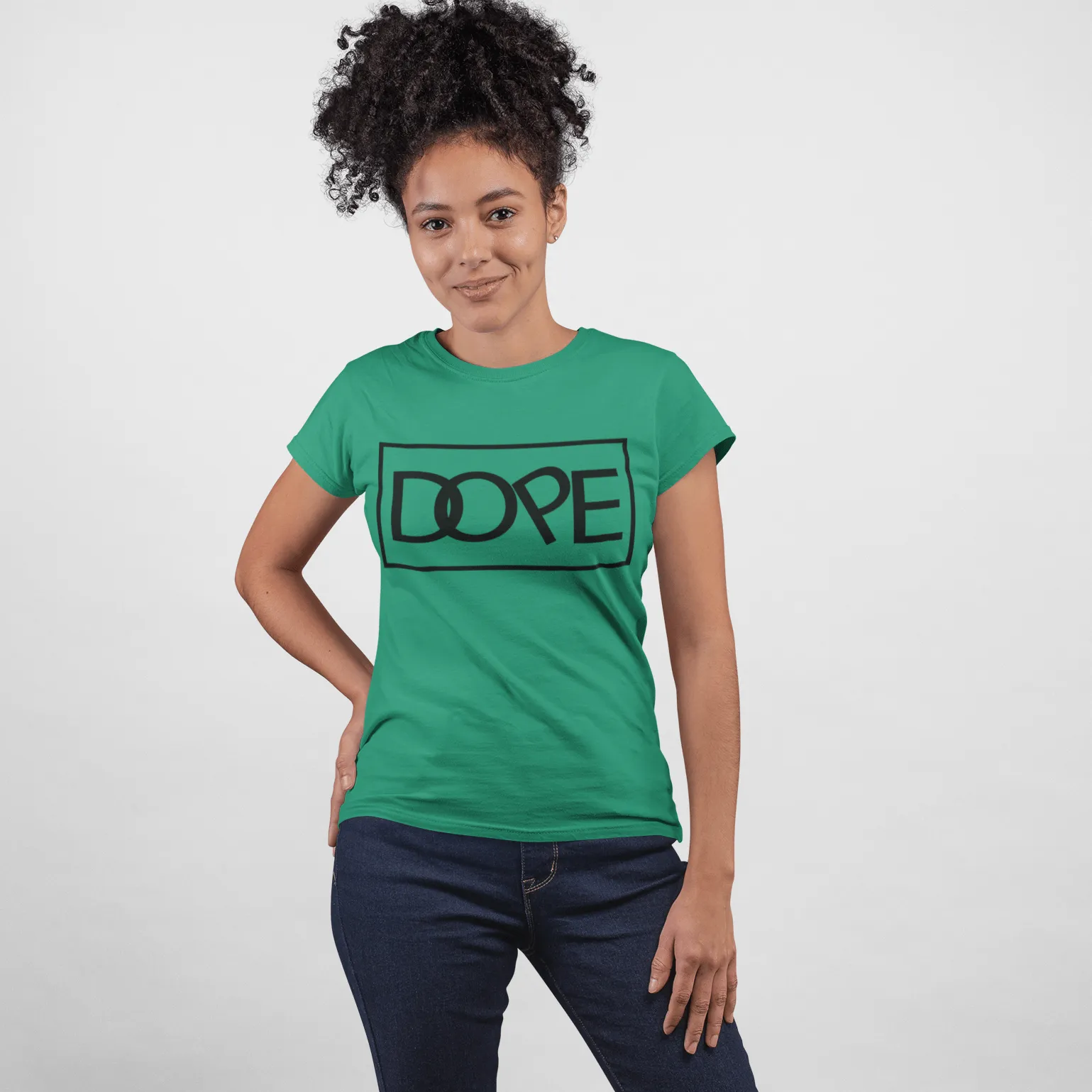 "Dope" Women's Fitted Tee