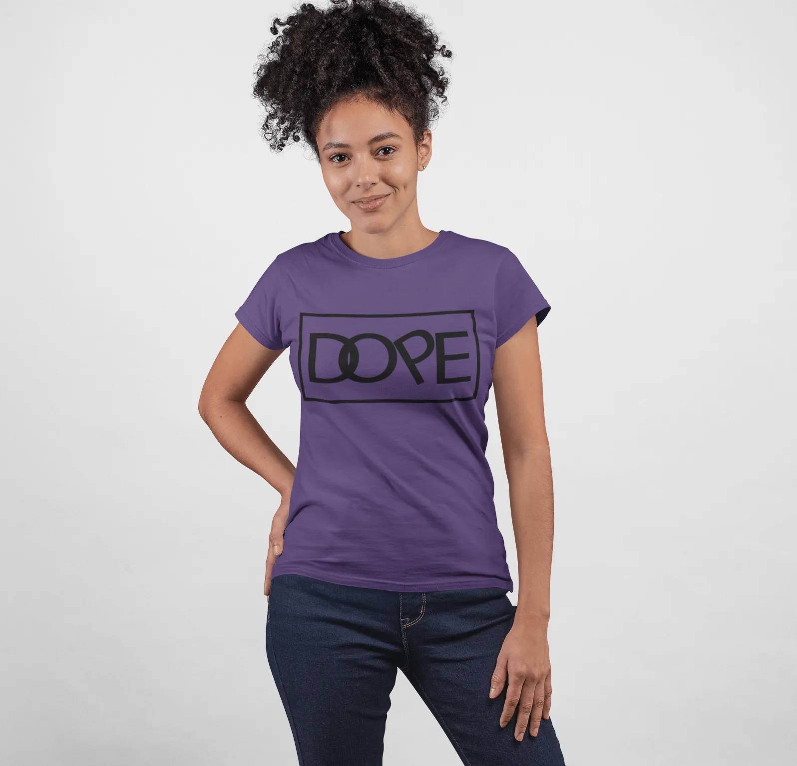 "Dope" Women's Fitted Tee