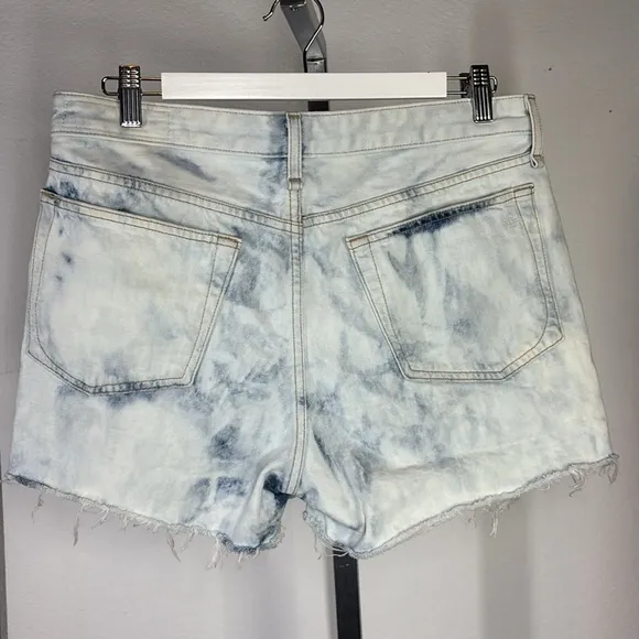 Rag &amp; Bone acid washed Dre low rise denim shorts size 28