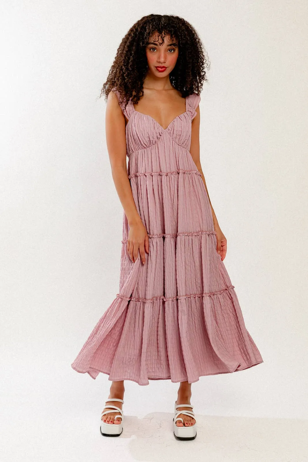 Randi Ruffle Maxi Dress
