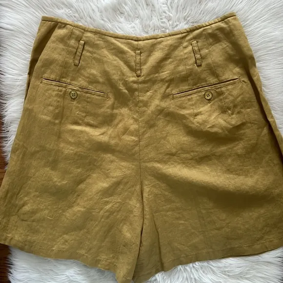 Rebecca Taylor linen crochet detailed shorts