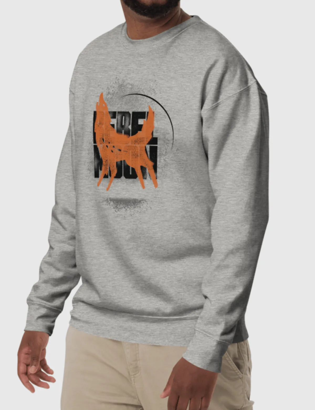 Rebel Moon Kora Logo Unisex Premium Sweatshirt [Gray]