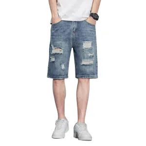 RebelWear Herren Denim Shorts