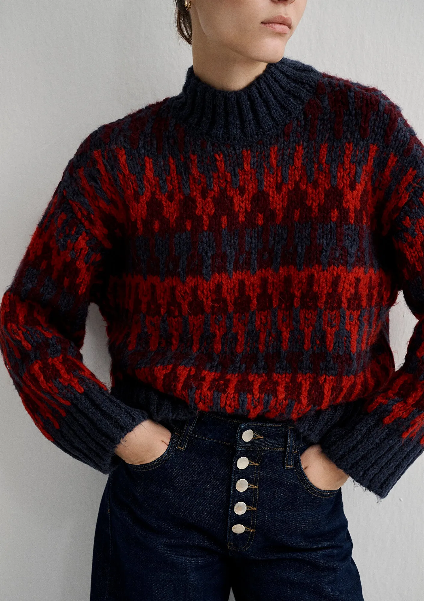 Red Crewneck Sweater