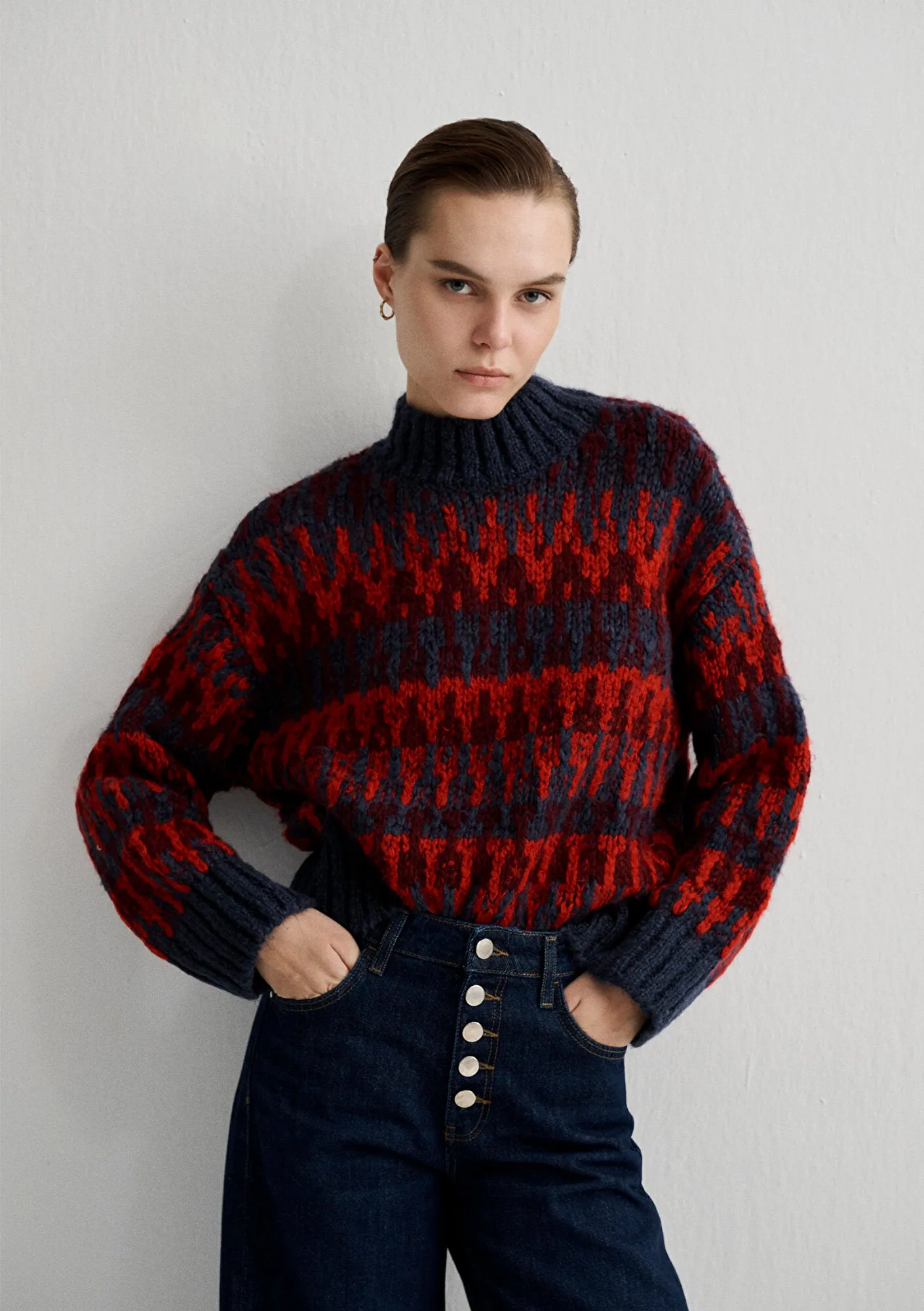 Red Crewneck Sweater