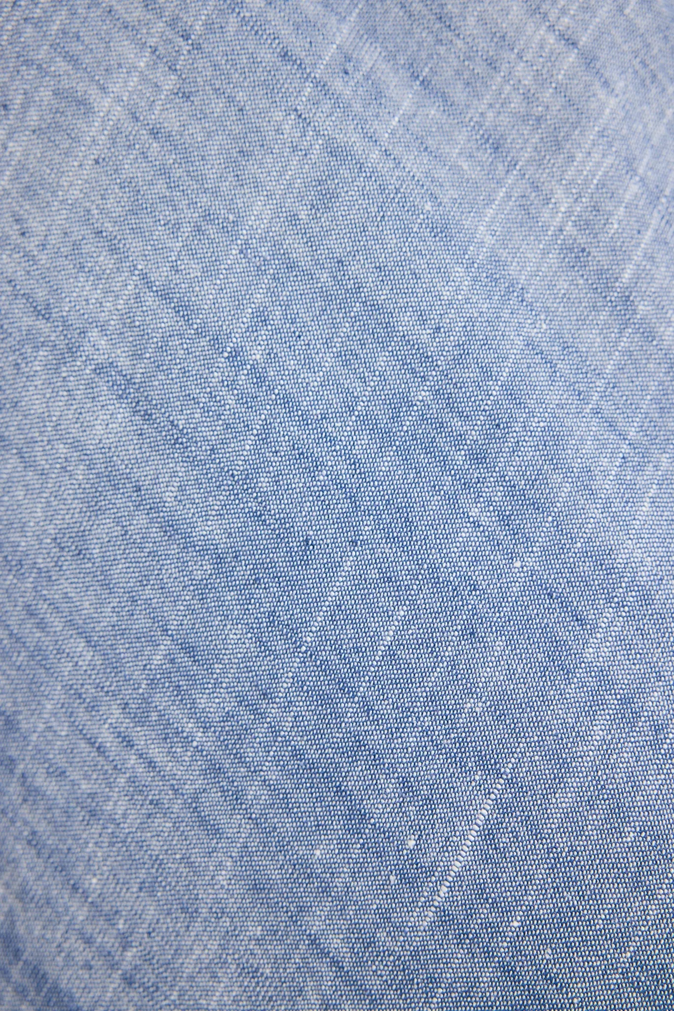 REUNION Lagos Chambray Bias Cut Maxi Skirt Blue