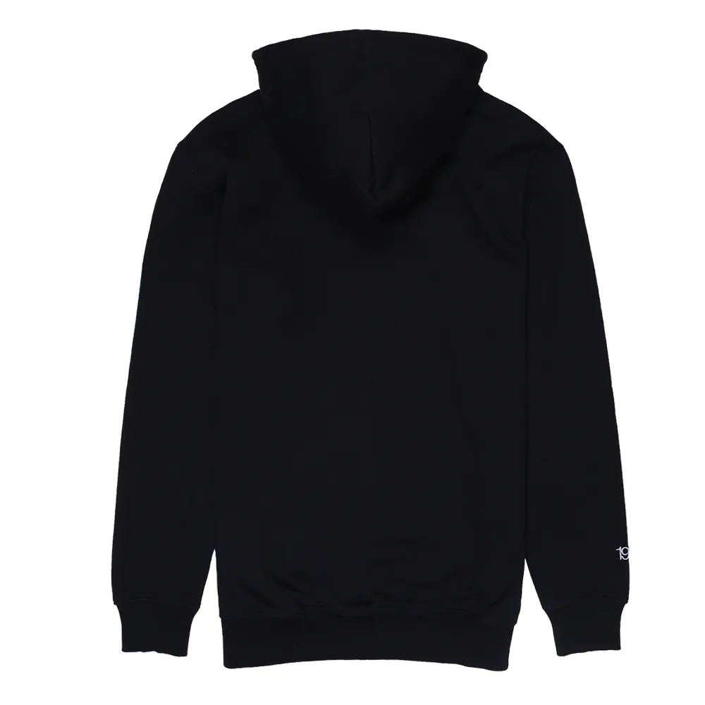 Revert 95 Small Checkerboard Box Logo Hoodie Black