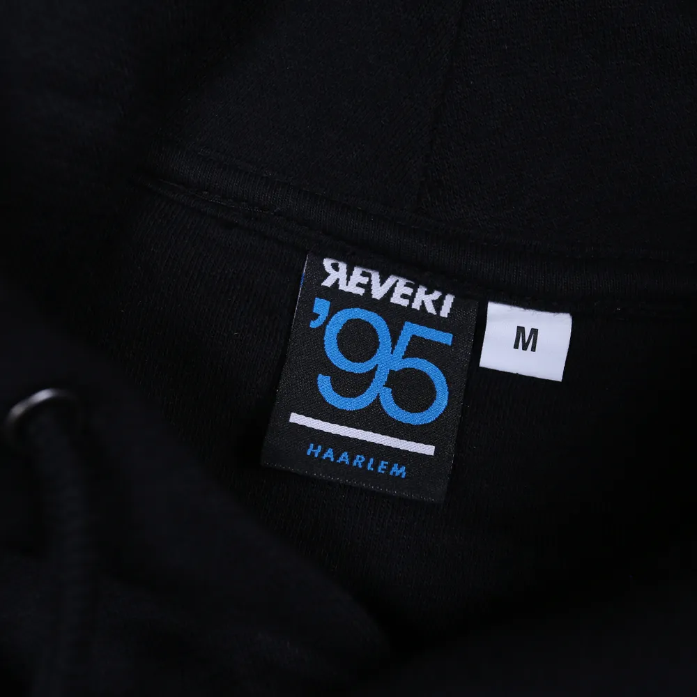 Revert 95 Small Checkerboard Box Logo Hoodie Black