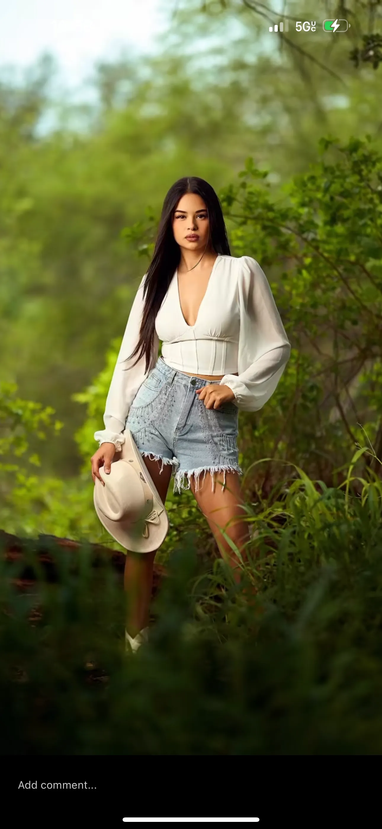 Rhinestone shorts