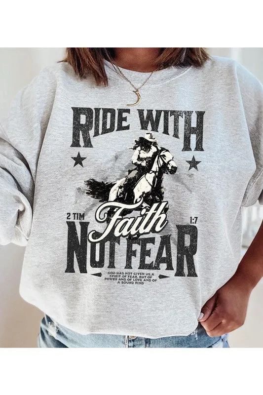 Ride with Faith Crewneck Sweatshirt