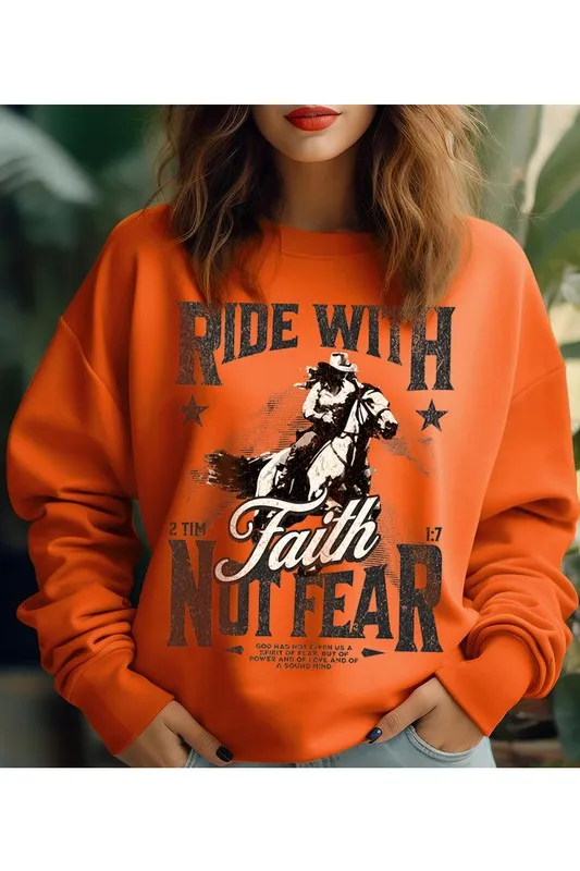 Ride with Faith Crewneck Sweatshirt