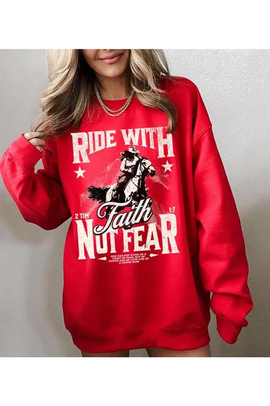 Ride with Faith Crewneck Sweatshirt