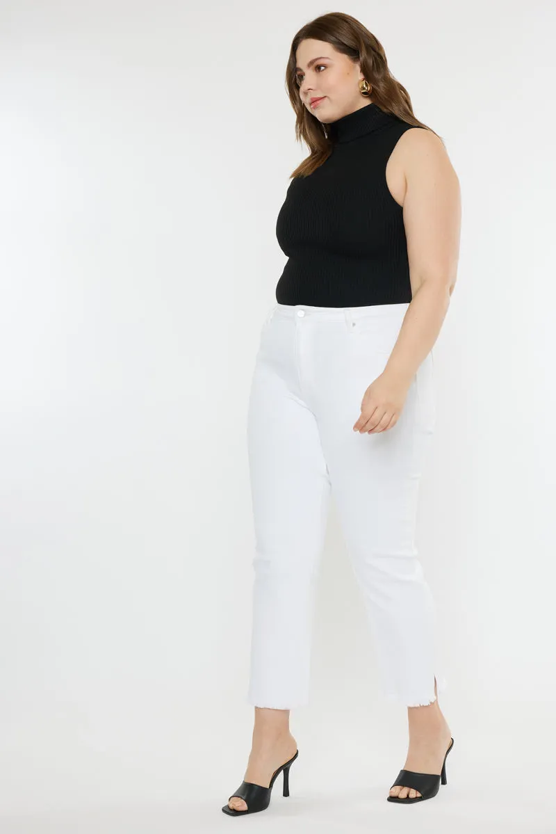 Rita High Rise Slim Straight Jeans (Plus Size)